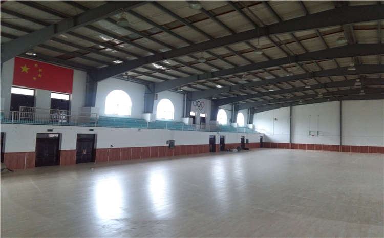 楓木籃球場地木地板主輔龍骨結構