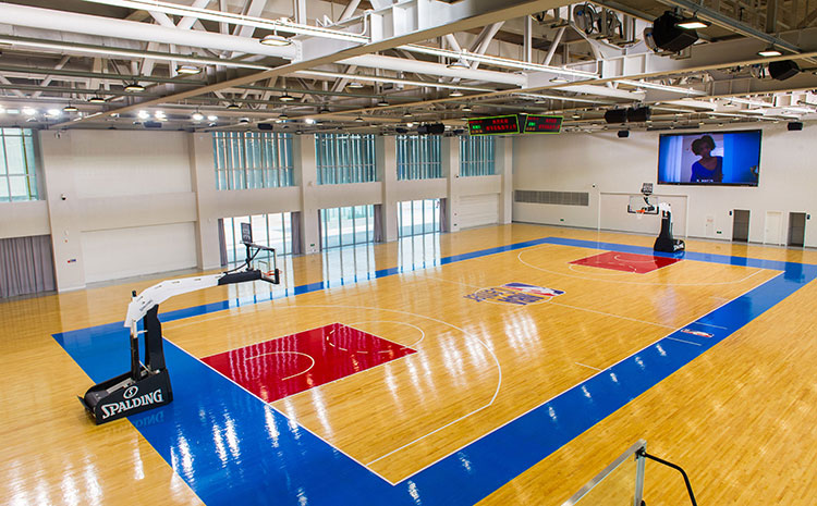 松木木地板籃球場單層龍骨結(jié)構(gòu)